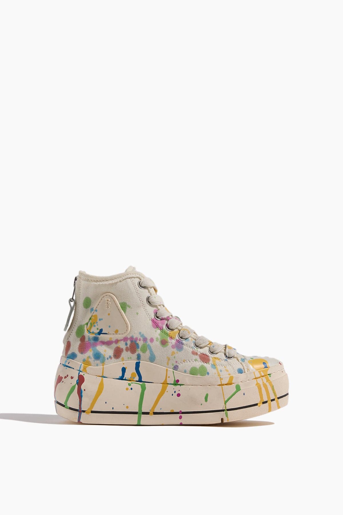 R13 High Top Sneakers Kurt High Top Sneaker in Ecru R13 Kurt High Top Sneaker in Ecru