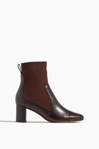 Alexandre Birman Ankle Boots Becky Knit Bootie 60 in Dark Brown Alexandre Birman Becky Knit Bootie 60 in Dark Brown