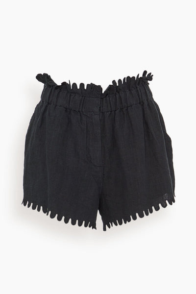 Liat Embroidery Short in Black