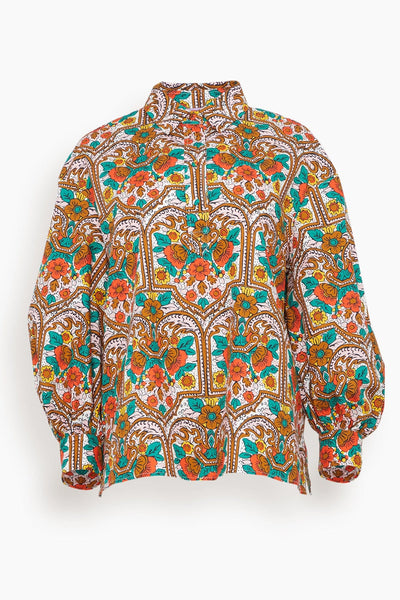 Poet Shirt in Corte White