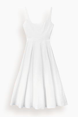 Wells Dress in White