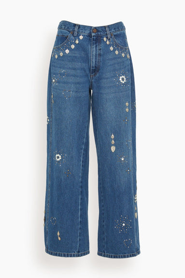 Sea Jeans Betina Beaded Jeans in Blue