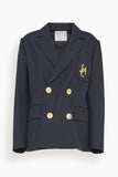 Sacai Jackets Emblem Suiting Jacket in Navy Sacai Emblem Suiting Jacket in Navy