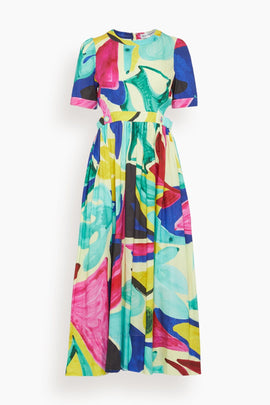 Jada Dress in Stroke of Spring