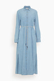 Bowen Dress in Dusty Blue