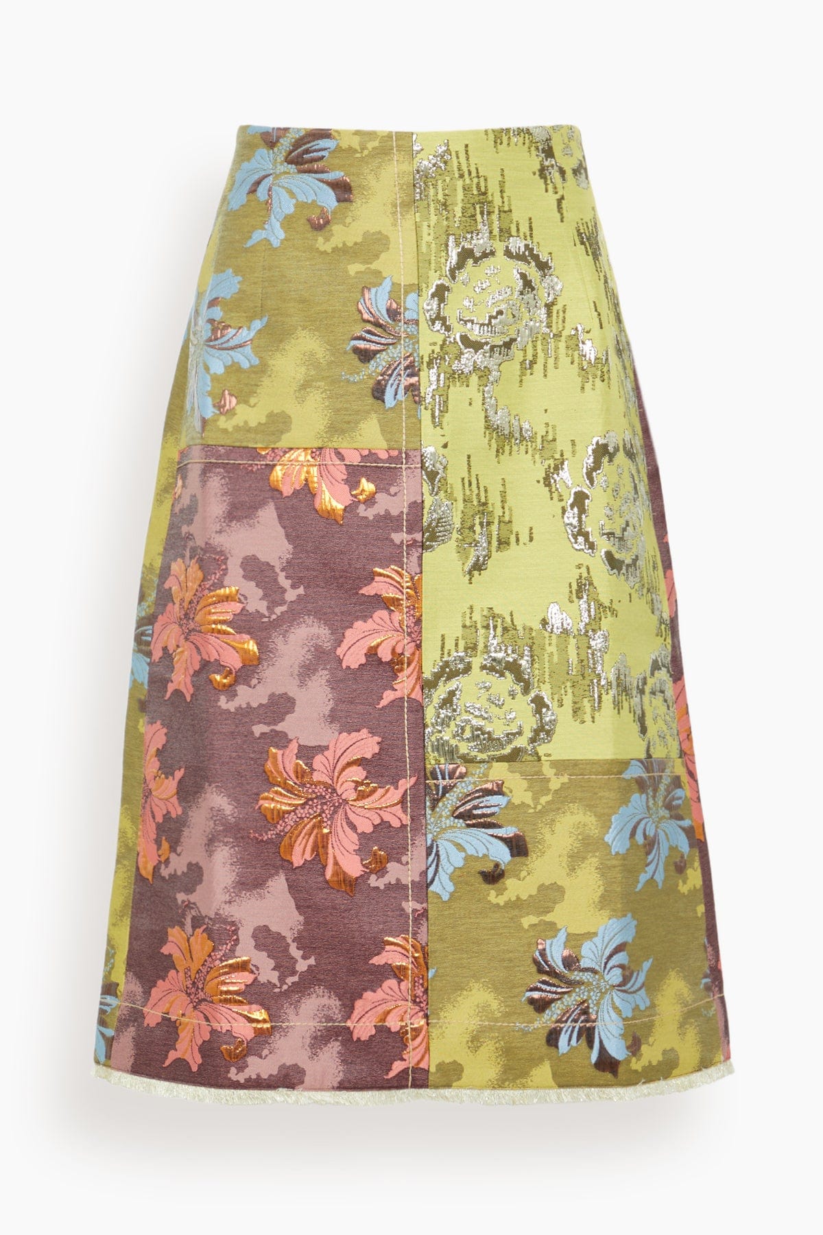 Alemais Adriana Jacquard Skirt in Multi