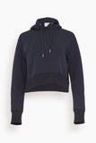Sacai Sweatshirts Sponge Hoodie in Navy