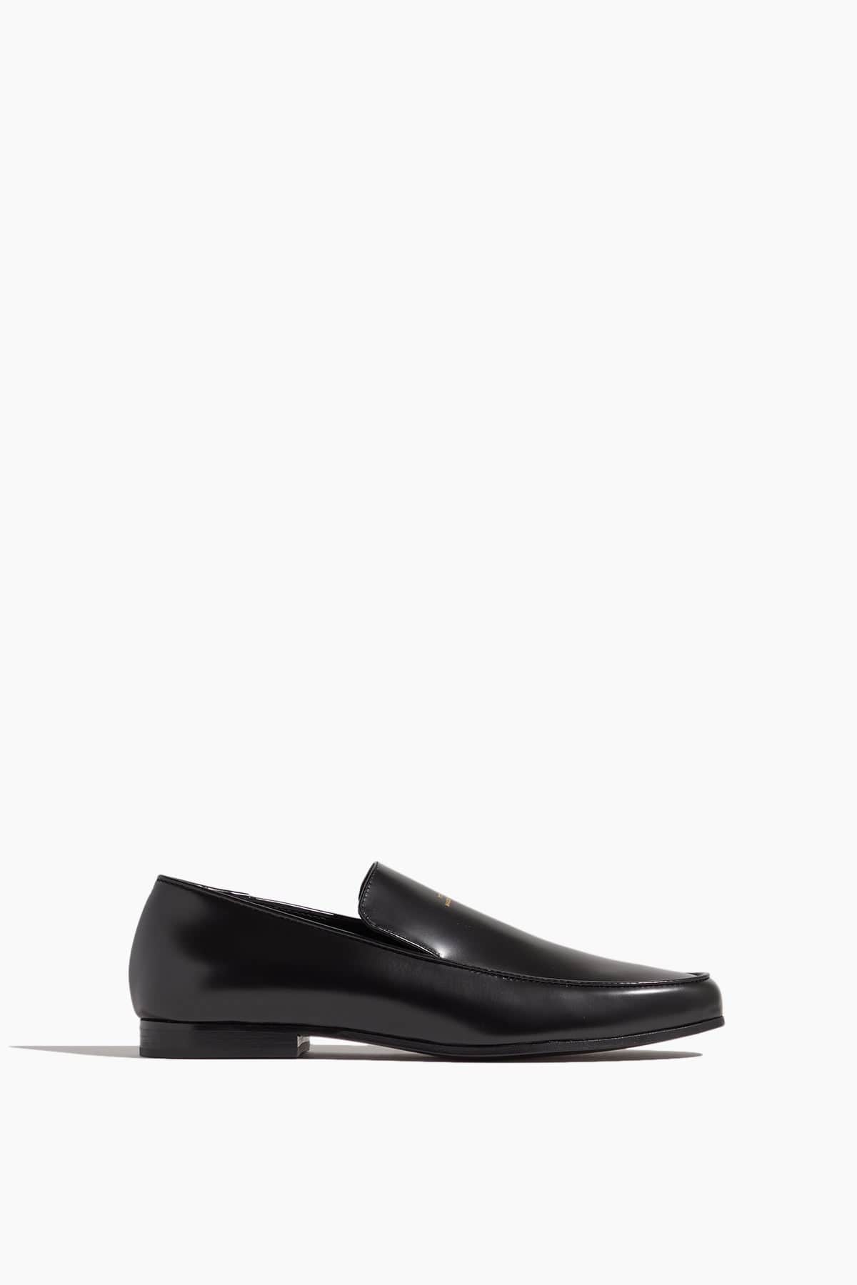 Toteme Loafers The Oval Loafer in Black