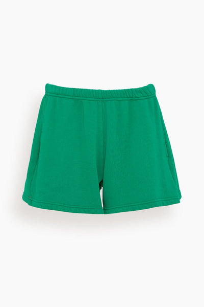 Shayne Sweatshort in Grass Green