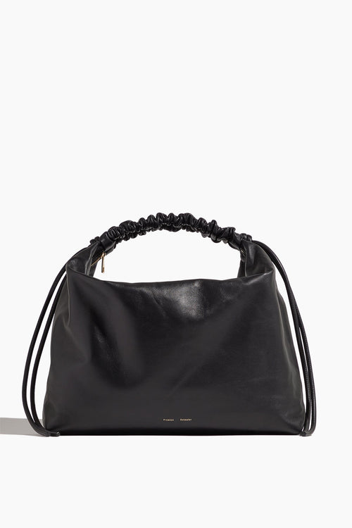 Proenza Schouler Handbags Shoulder Bags Large Drawstring Shoulder Bag in Black
