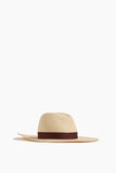Gigi Burris Jeanne Hat in Natural/Chocolate