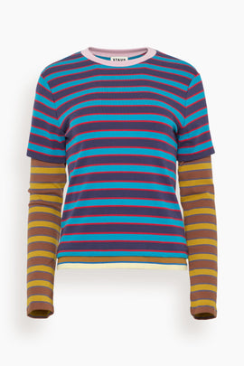 Dillon Tee in Potter Stripe Multi