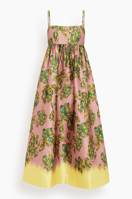 Faye Midi Dress in Multi
