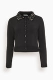 Simkhai Trae Collared Cardigan in Black