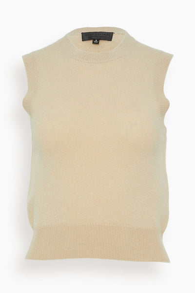 May Sweater Tank in Taupe
