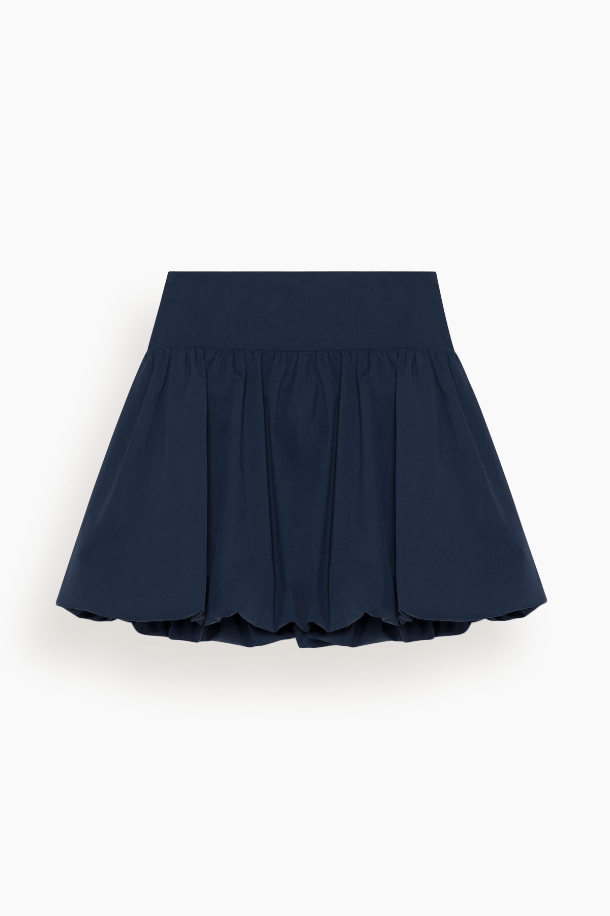 Simkhai Pippa Bubble Mini Skirt in Midnight