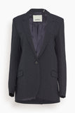 Isabel Marant Jackets Omelia Blazer in Midnight Blue/Ecru Isabel Marant Omelia Blazer in Midnight Blue/Ecru