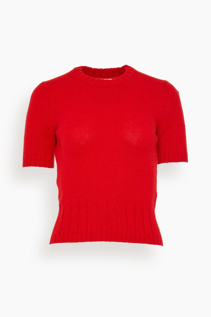 Khaite Sweaters Luphia Sweater in Fire Red