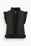 Vanessa Bruno Tops Daman Vest in Noir Vanessa Bruno Daman Vest in Noir