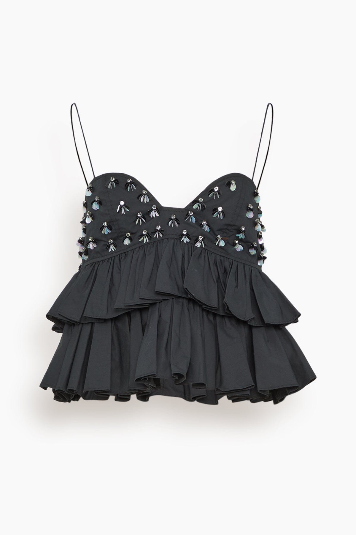 Ulla Johnson Tops Lucia Top in Noir Lucia Top in Noir