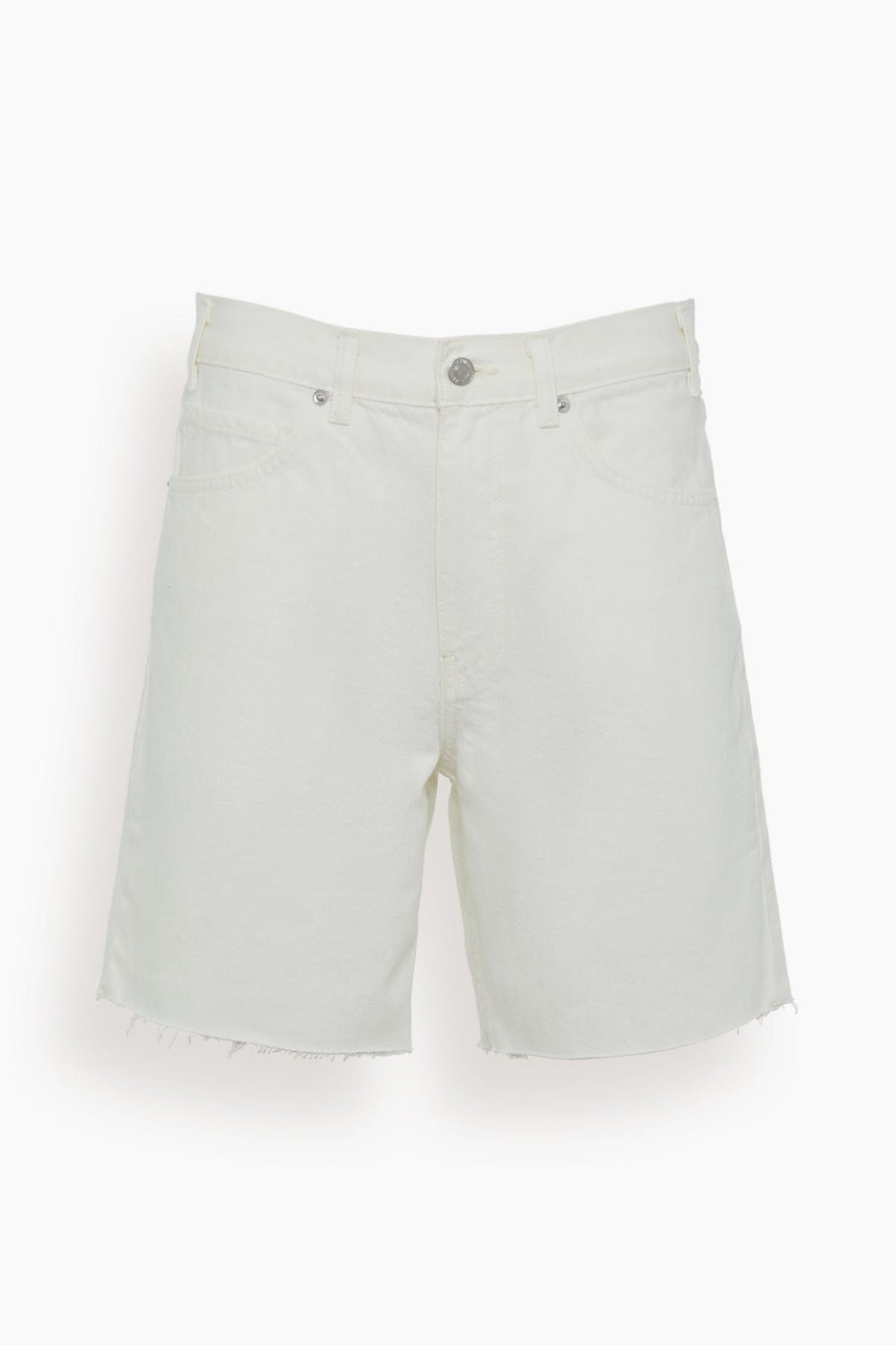 Nili Lotan Shorts Russel Denim Short in Cream