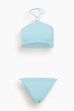 MORE NOIR Skylar Bikini in Blue Pearl