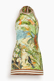 Alemais Toucan Tango Halter Mini Dress in Multi