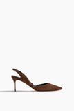 Classic Slingback Pump 70 in Chocolate