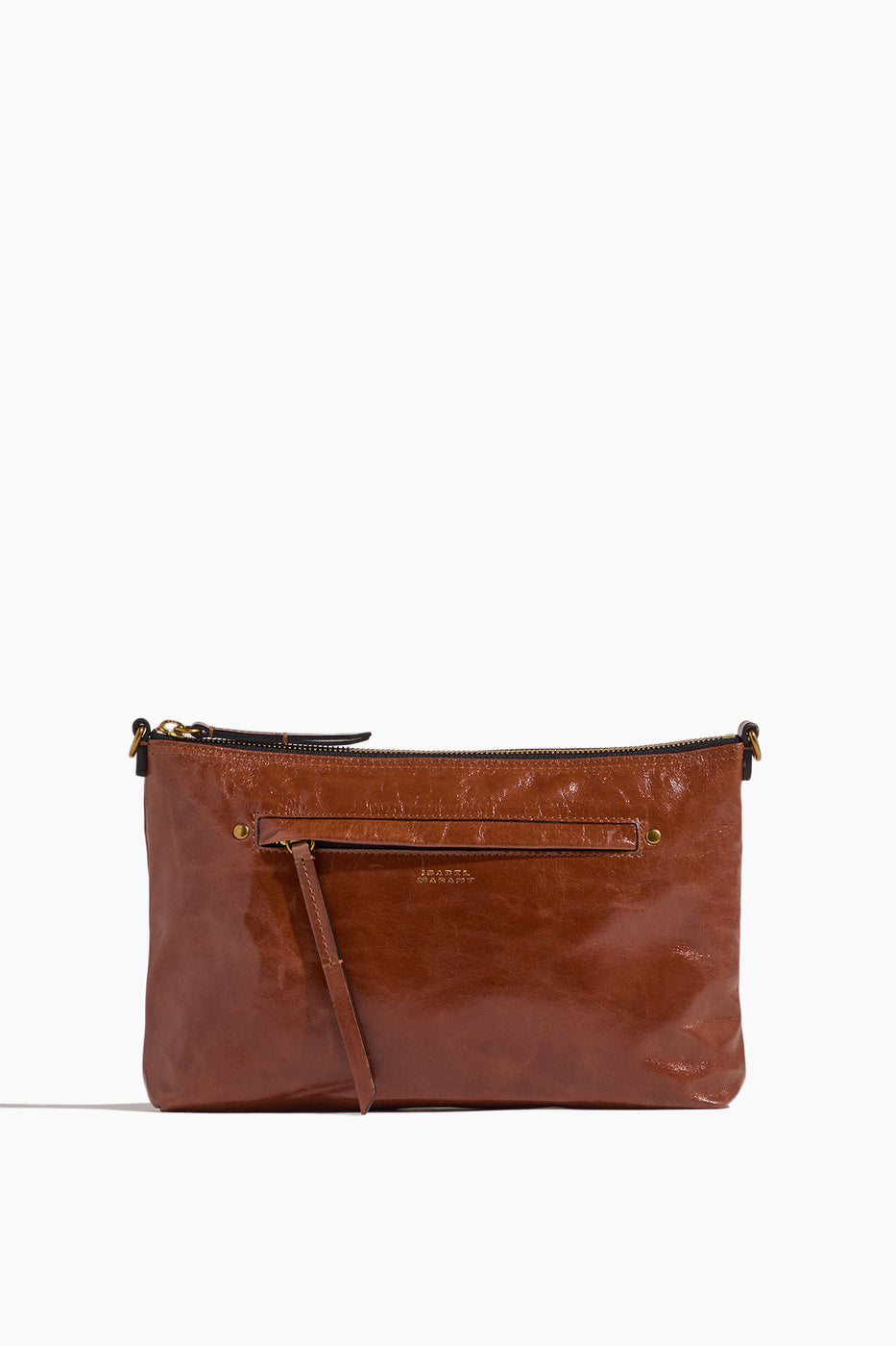 Nessah Clutch Bag in Cognac