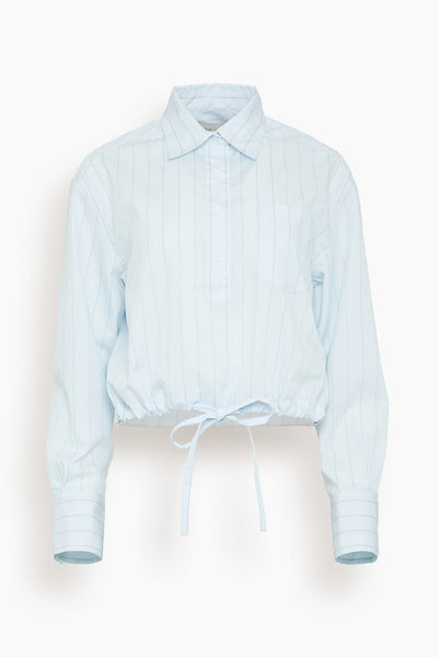 CC Shirt in Pale Blue Stripe