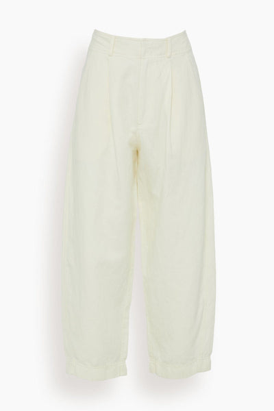 Bari Crop Trouser in Cream
