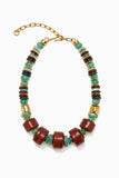 Lizzie Fortunato Granada Necklace in Rosewood Multi
