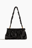 Marni Gathered Clutch in Black