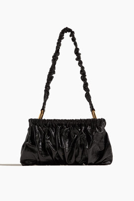 Gathered Clutch in Black