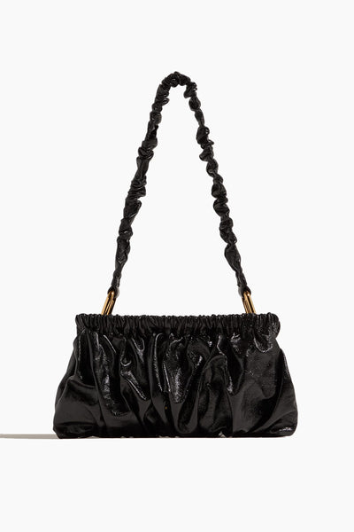 Gathered Clutch in Black