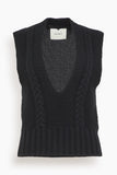 Lisa Yang Sallie Vest in Black