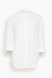 Xirena Beau Embroidery Shirt in White
