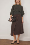 Apiece Apart Sweaters Alina Dolman Sweater in Deep Olive Apiece Apart Alina Dolman Sweater in Deep Olive