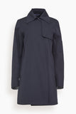 WE-AR4 Coats Shift Raincoat in Navy Shift Raincoat in Navy