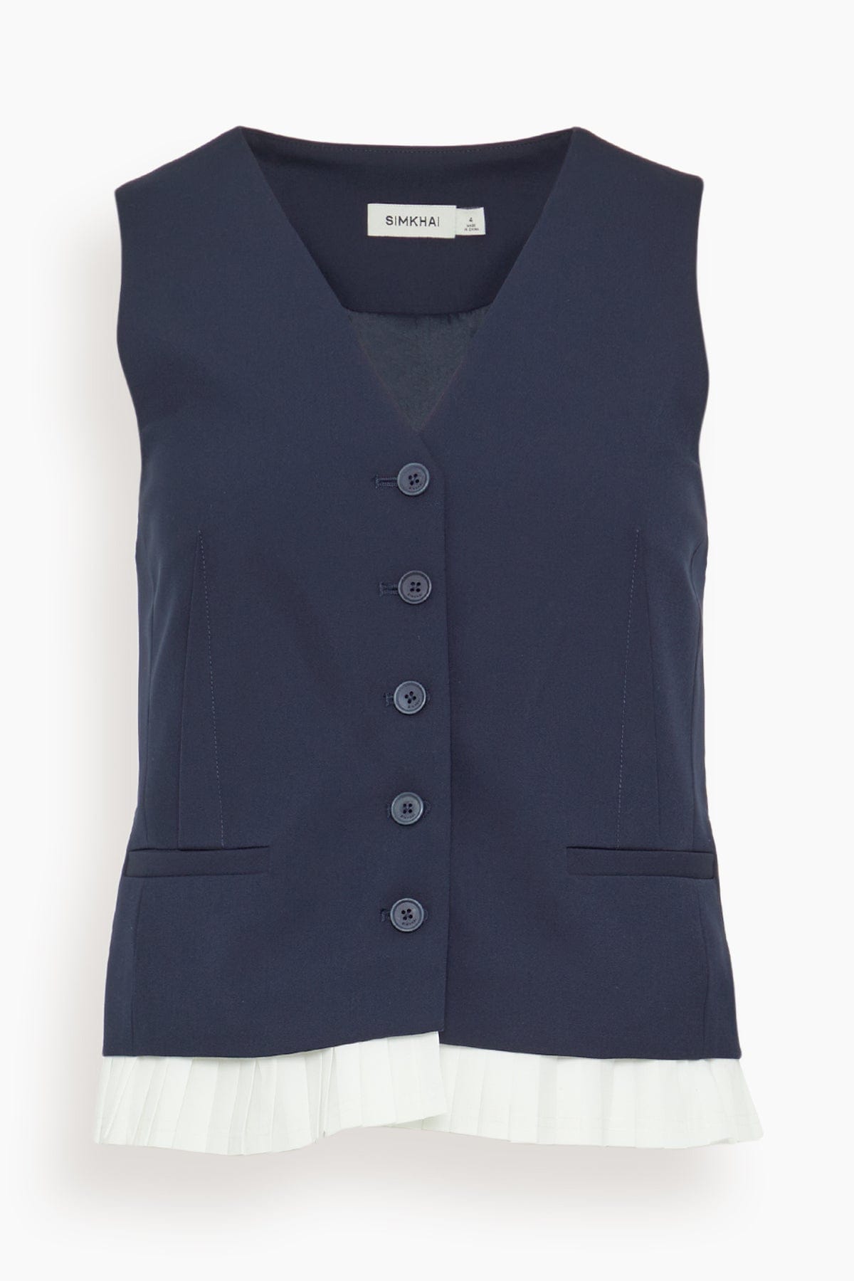 Simkhai Laiken Vest in Midnight