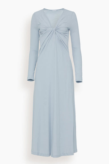 Rosetta Getty Dresses Long Sleeve Twist Front Dress in Sky