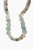 Theodosia Necklaces Asymmetric Robins Egg and Pearl Chunky Candy Necklace