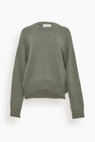 Le Kasha Sweaters Yesou Oversized Sweater in Moss Green