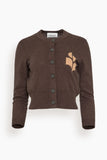 Etoile Isabel Marant Newton Cardigan in Chocolate