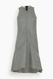 Bite Studios Shield Wool Mini Dress in Grey Melange