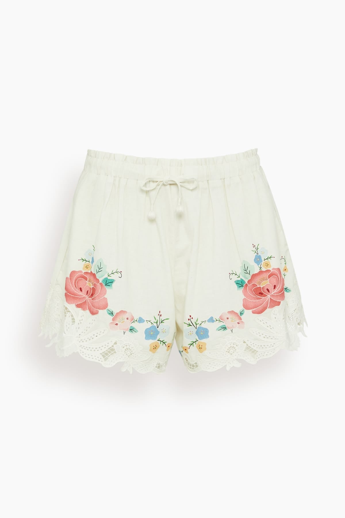 Sea Astrid Embroidery Shorts in Multi