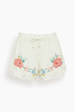 Sea Astrid Embroidery Shorts in Multi