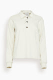Arlo Mott Elliot Polo Pullover in Chalk
