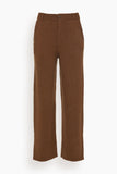 Guest In Residence Pants Tailored Pant in Chestnut Guest in Residence Tailored Pant in Chestnut