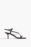Loulou Studio Strappy Heels Siam Mid Heel Sandal in Black Loulou Studio Siam Mid Heel Sandal in Black